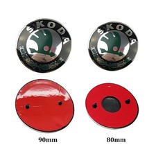 Pcs 80mm/90mm Skoda Emblem