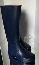 NEW RALPH LAUREN Woman's Bethania Rain Boots, Navy (Size 6 B)