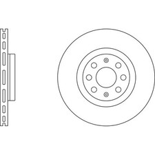 2x Brake Discs Vented For