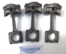 TRIUMPH DAYTONA 955i PISTON AND CONROD ASSEMBLIES X 3 AS SHOWN 2001 - 2006