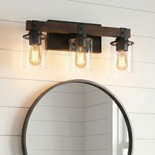 19" Rustic Vanity Light
