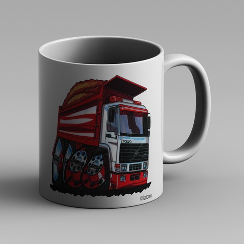 Kartoons koolart mug volvo - koolart,