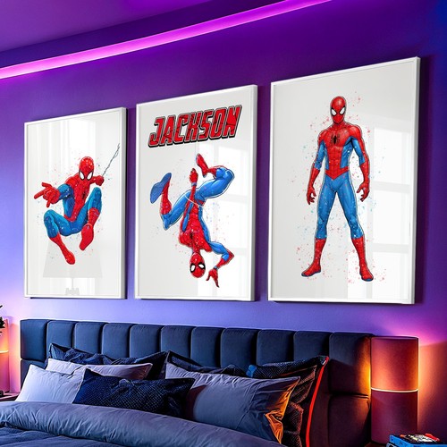 Personalised spiderman boys - personalised,