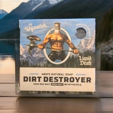 Dr Squatch Liquid Death Dirt Destroyer Limited Edition Soap Bar