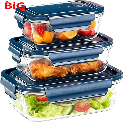 Piece airtight glass food - airtight,