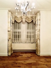 swags and tails curtains used