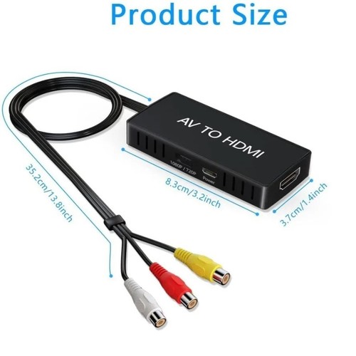 Rca hdmi converter - av, to