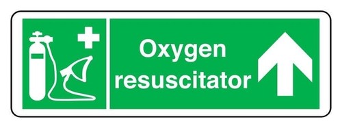 Oxygen resuscitator arrow - oxygen,