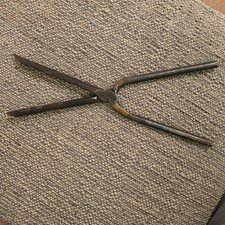 Vintage Steel Hair Curlers Curling Tongs Iron Hairdressing 