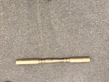  4 X Long Vintage Carved Wood