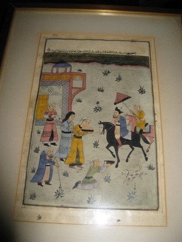 Islamic manuscript painting - islamic,