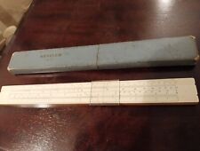 NESTLER  SLIDE RULE Nr.9 WITH ORIGINAL CASE  Made in Germany 