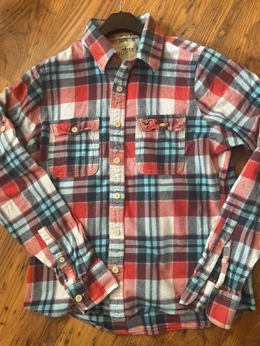 Hollister flannel plaid shirt - flannel,