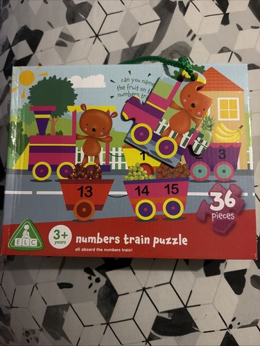 Elc number train puzzle - number,