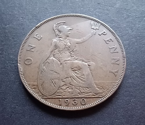 1930 one penny king george - 1930,