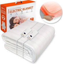 Wärmer Electric Blanket SuperKing Size - Dual Control, Fully Fitted - OPEN BOX