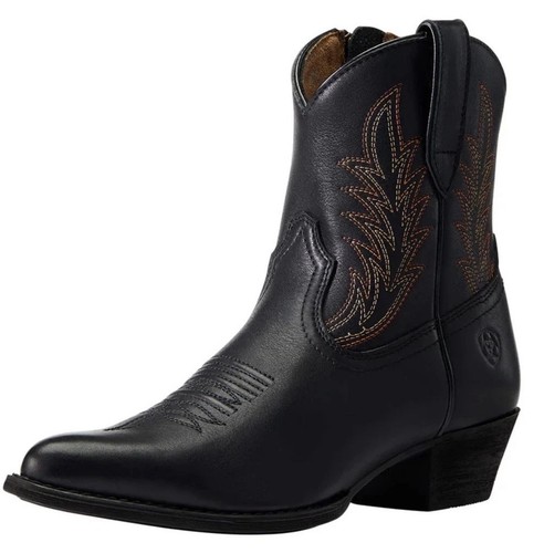 New 145 ariat black leather - new,