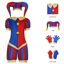 Pomni Cosplay Costume Clown