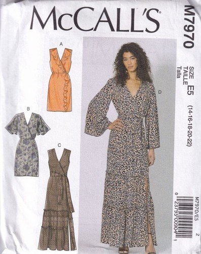 Mccalls 7970 dresses sewing - 7970,