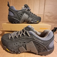 Merrell Intercept Men's Leather Walking/Hiking Shoes, Smooth Black UK 9 BNWT