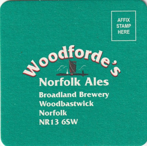 Beer mat woodforde s norfolk - beer, woodforde's