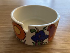 Villeroy & and Boch ACAPULCO ash tray spoon rest condiment pot dish blue stamp