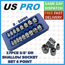 US PRO Tools 17pc 3/8 dr