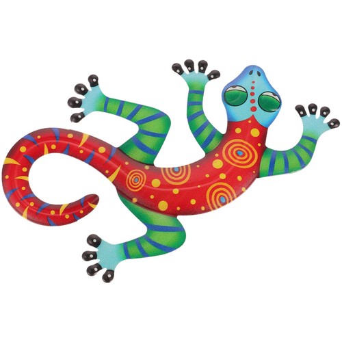 Iron gecko pendants wall art - gecko,