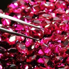 50 pcs Natural Red Ruby