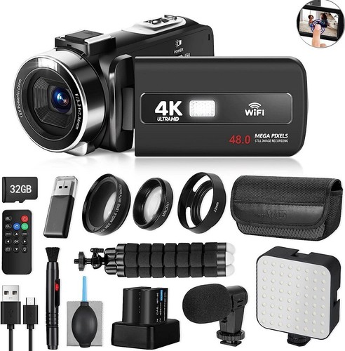 Video camera uhd 48mp - 4k,