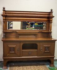 Goodall & Co Antique Oak Mirror Back Oak 2 Piece sideboard, Arts and crafts!!