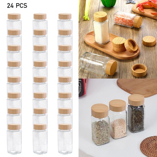 Set glass spice jars - glass,