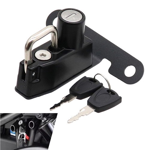 Motorcycle helmet lock anti - helmet,