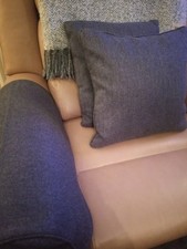 4 cushions( Multi York)  40 x 40 cm  and 2 sets of arm/slip covers