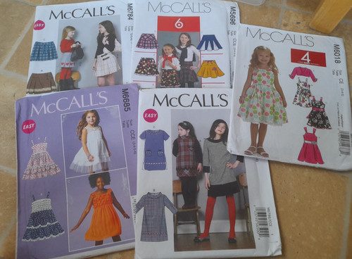 Girls sewing patterns bundle - girls,