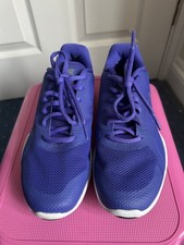 Nike Training Ladies Size 5 Purple City Trainers. Used.