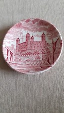 Vintage trinket plate - plate/, pin