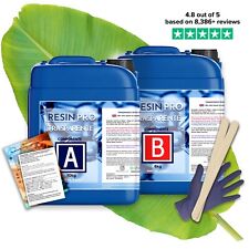 Non-Toxic Clear Epoxy Resin (Resin + Hardener, Water Effect, Glossy) 0.1-32kg🔥