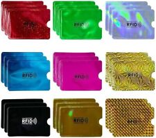 5 x RFID Card Sleeve Wallet