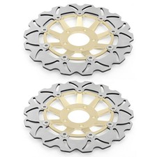 Pair Front Brake Discs Rotors