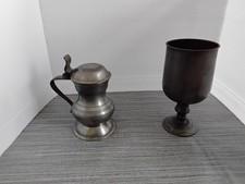 Vintage Pewter Tankard/Goblet