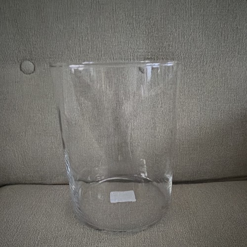 Clear glass cylinder flower - glass,