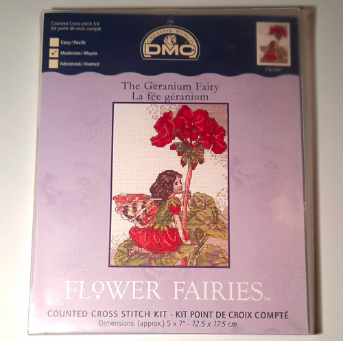 Dmc flower fairies - flower, geranium