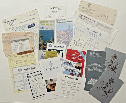 Vintage travel brochures - brochures, hotel