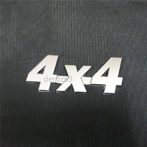 Small chrome silver 4x4 - 1x,