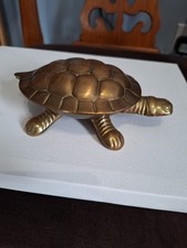 Vintage Brass Tortoise Figure
