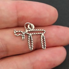 Men's Chai Pendant Hebrew Life