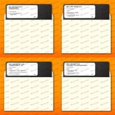 Amstrad PC-1640 System Disk Set of 4 - 5.25" DSDD Floppy Disk 47001-47004