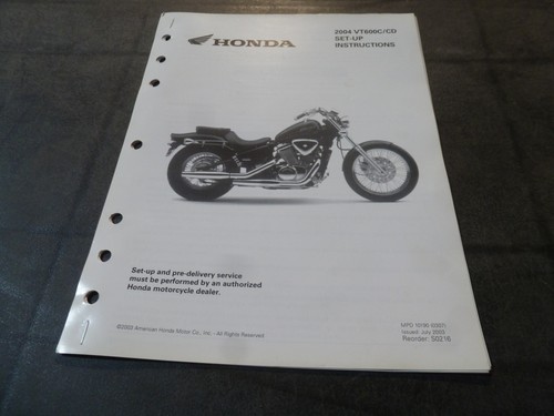 2004 honda vt600c vt600cd - 2004,