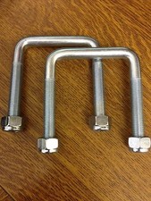 Pair of U bolts with Nuts for